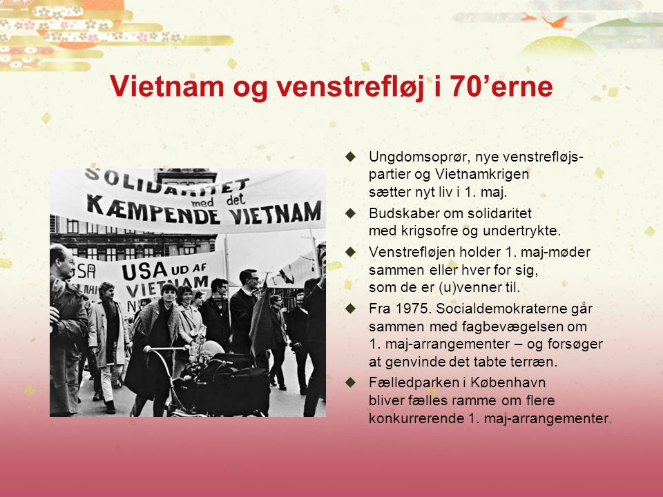 Vietnam og venstrefløj i 70’erne
