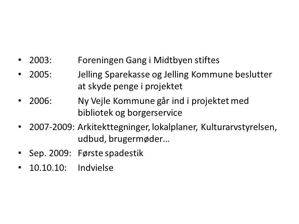 2003: Foreningen Gang i Midtbyen stiftes
