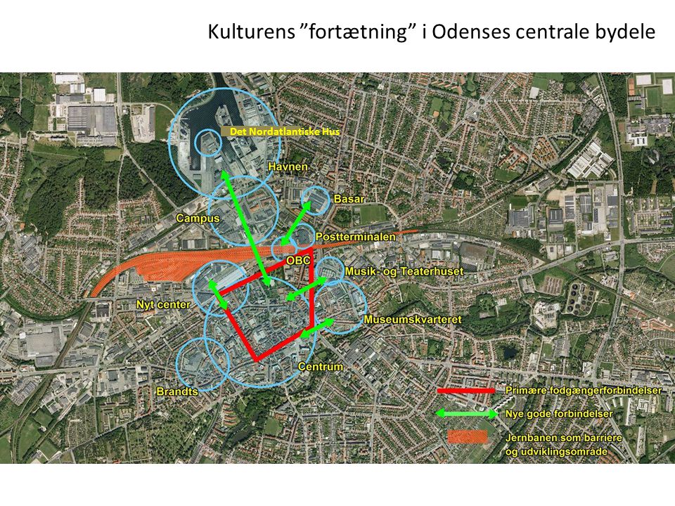 Kulturens fortætning i Odenses centrale bydele