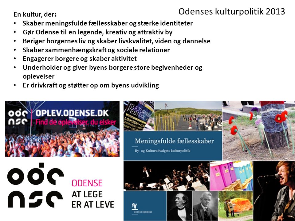 Odenses kulturpolitik 2013