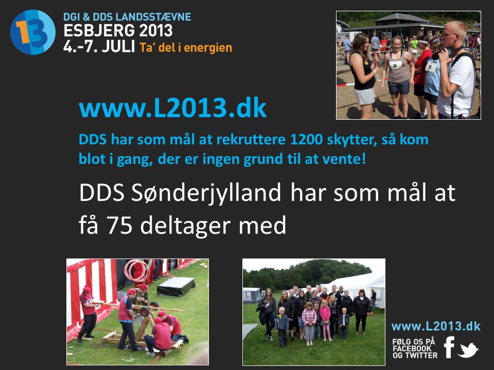 DDS Sønderjylland har som mål at få 75 deltager med