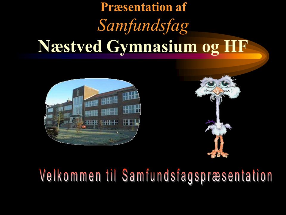 Præsentation af Samfundsfag Næstved Gymnasium og HF