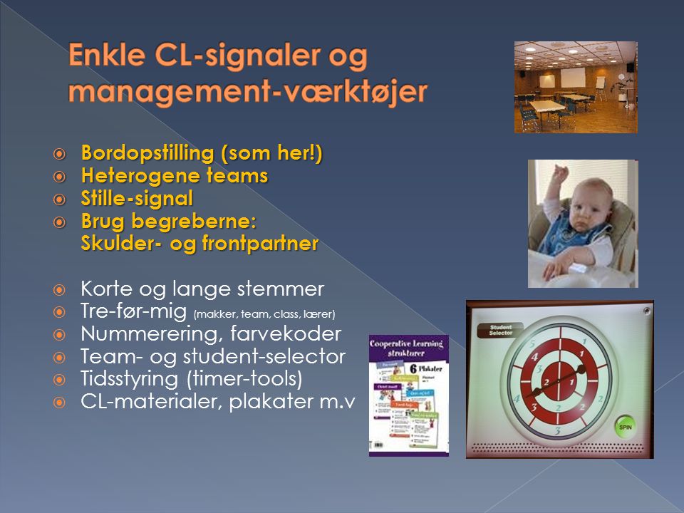 Enkle CL-signaler og management-værktøjer