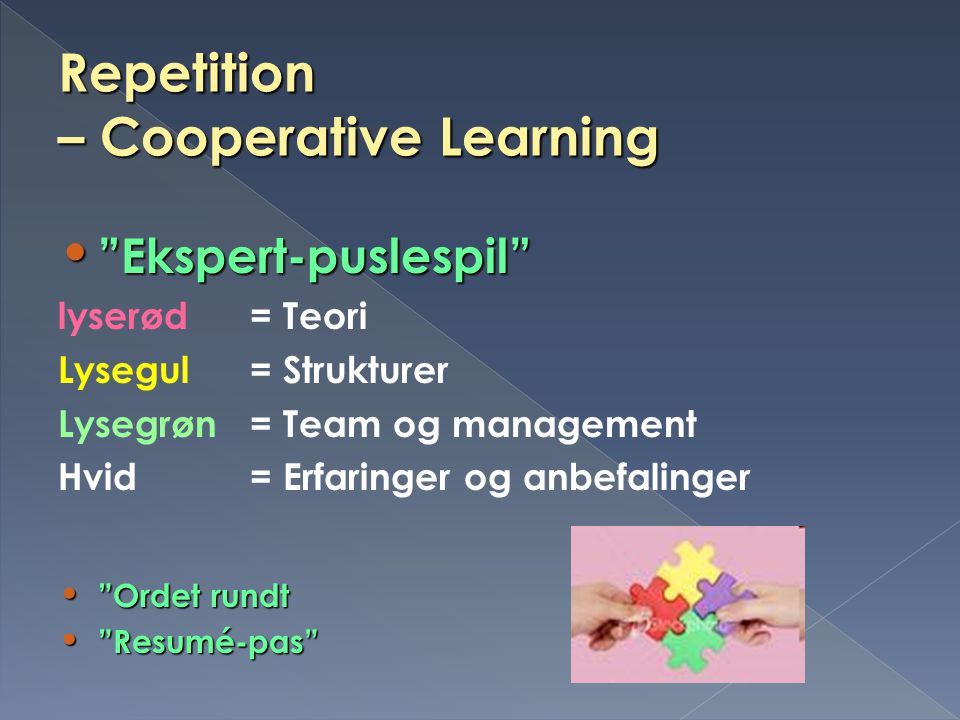 – Cooperative Learning