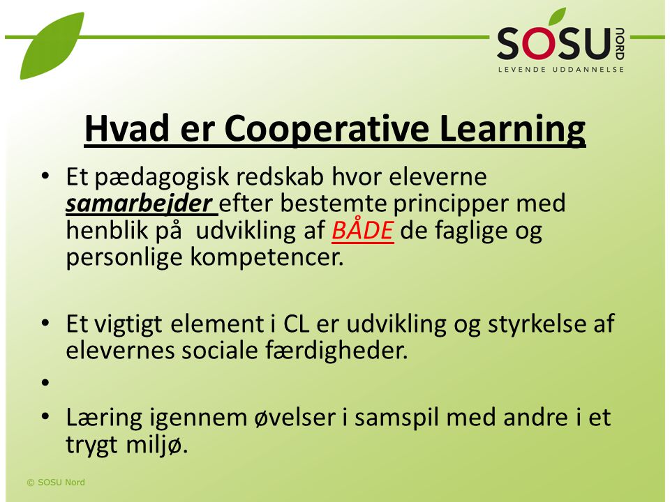 Hvad er Cooperative Learning