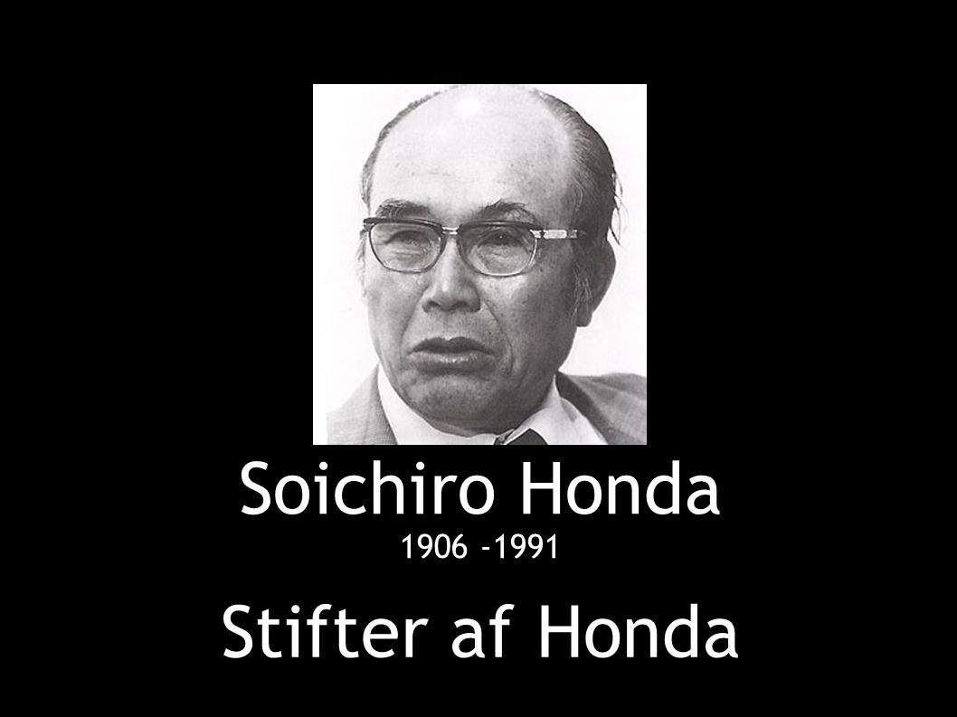 Soichiro Honda Stifter af Honda