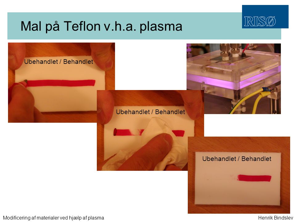 Mal på Teflon v.h.a. plasma