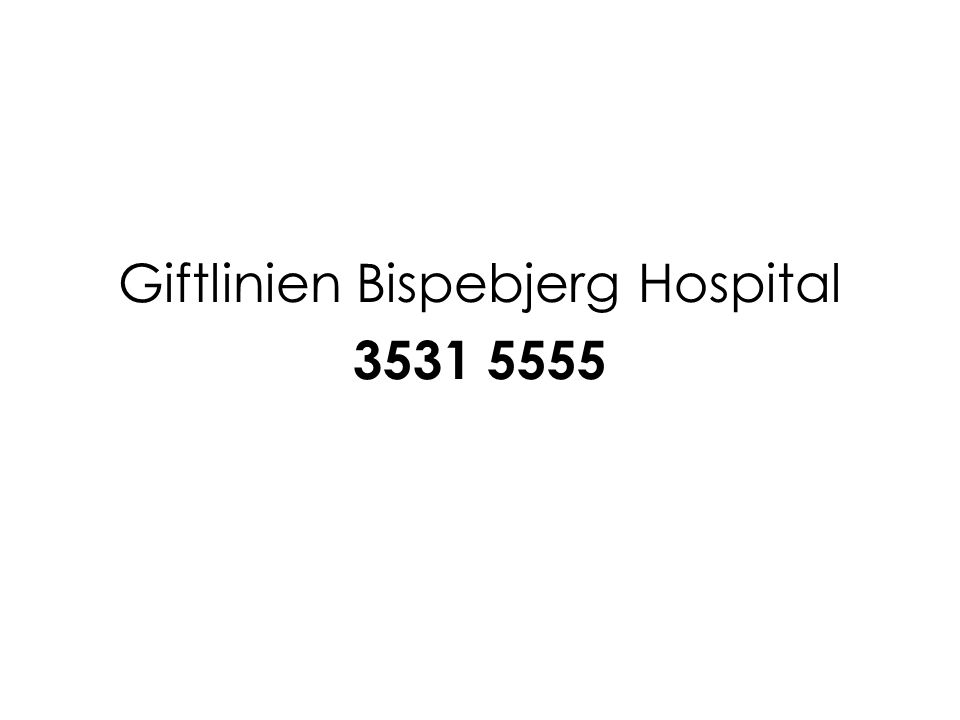 Giftlinien Bispebjerg Hospital