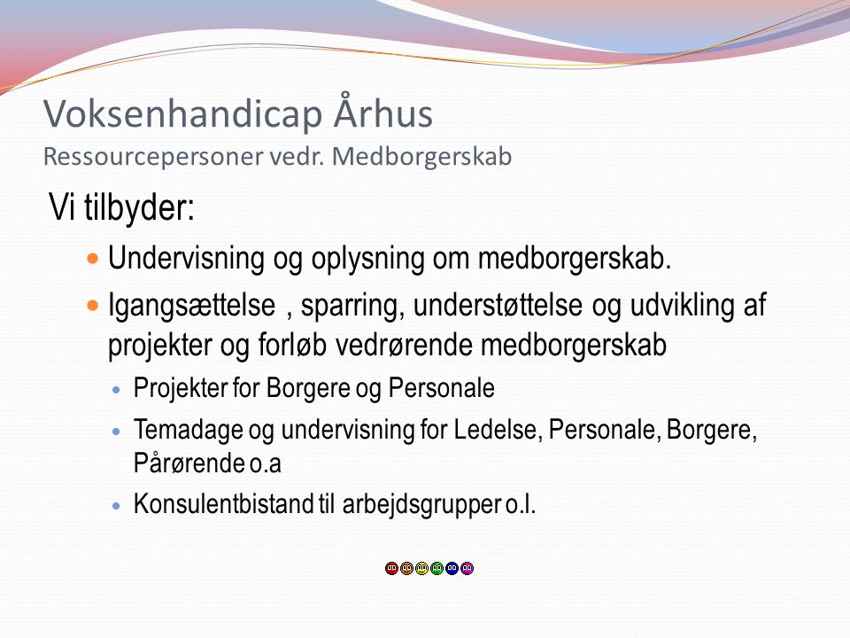 Voksenhandicap Århus Ressourcepersoner vedr. Medborgerskab