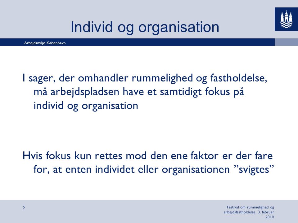Individ og organisation