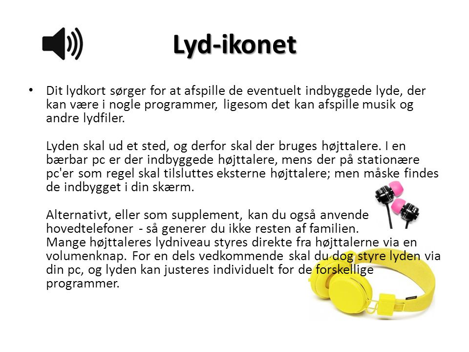 Lyd-ikonet
