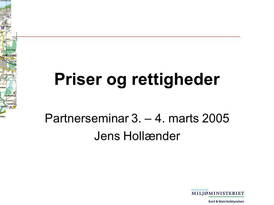 Partnerseminar 3. – 4. marts 2005 Jens Hollænder
