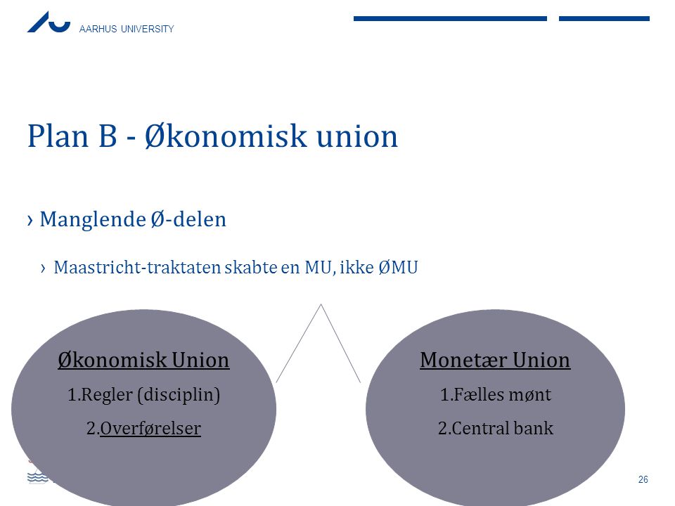 Plan B - Økonomisk union