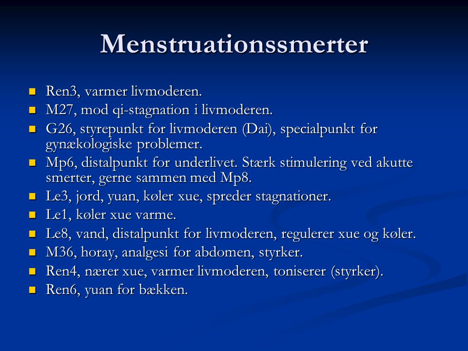Menstruationssmerter