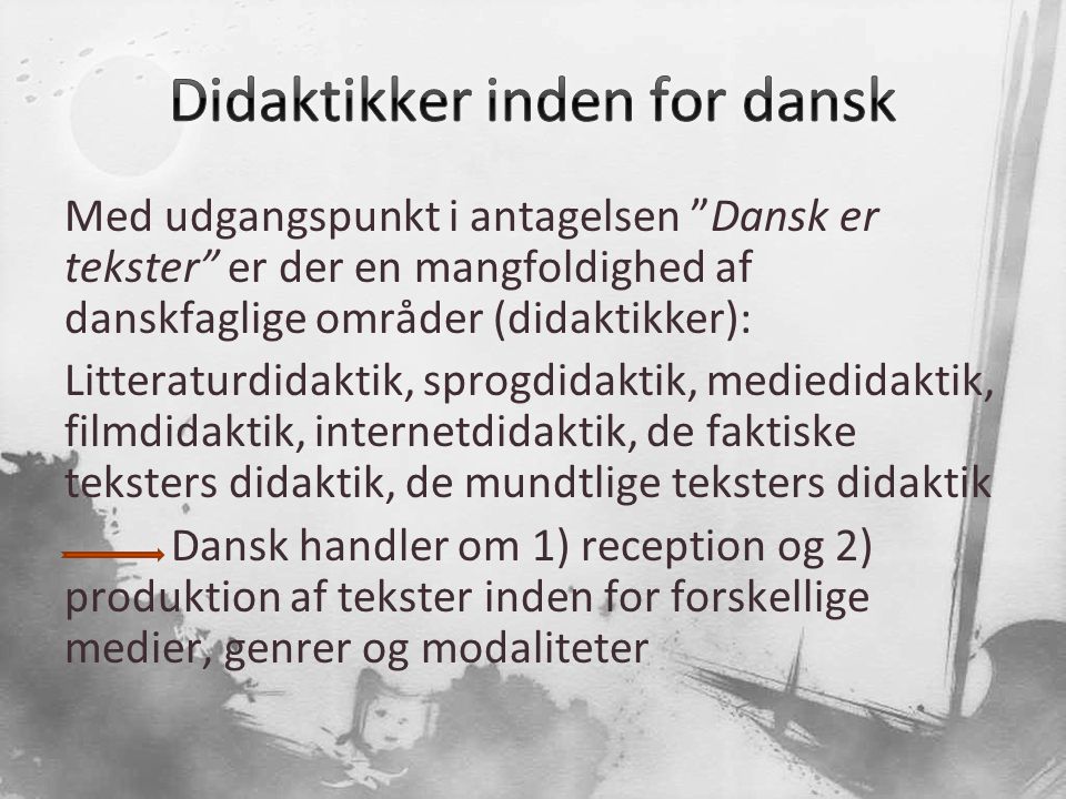 Didaktikker inden for dansk
