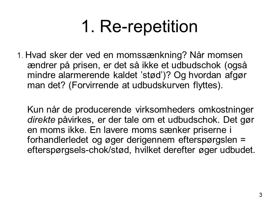 1. Re-repetition