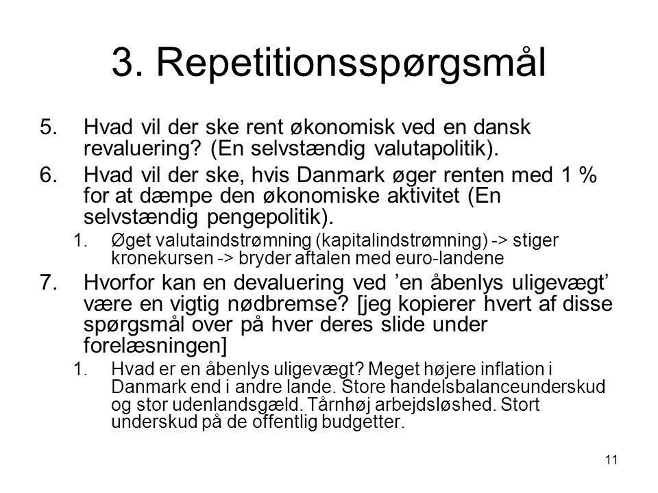 3. Repetitionsspørgsmål