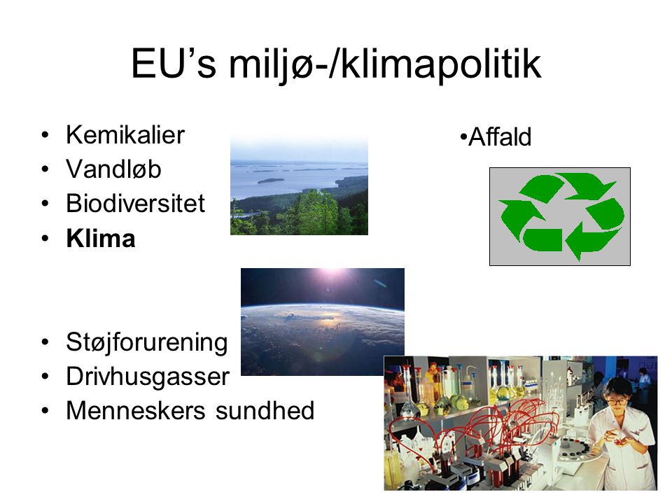 EU’s miljø-/klimapolitik