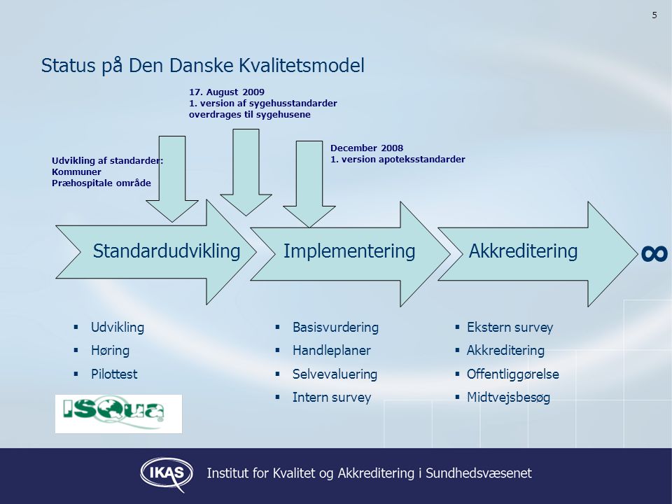 Status på Den Danske Kvalitetsmodel