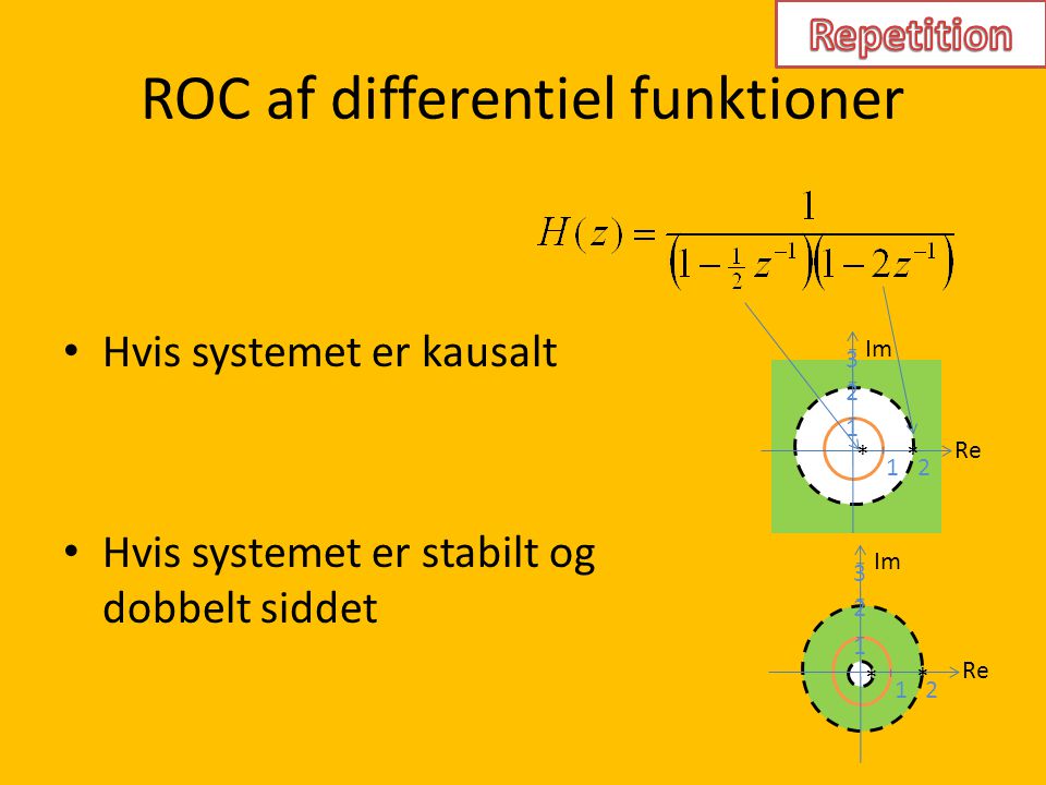 ROC af differentiel funktioner
