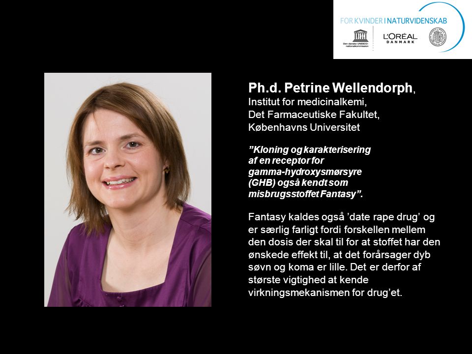 Ph.d. Petrine Wellendorph,