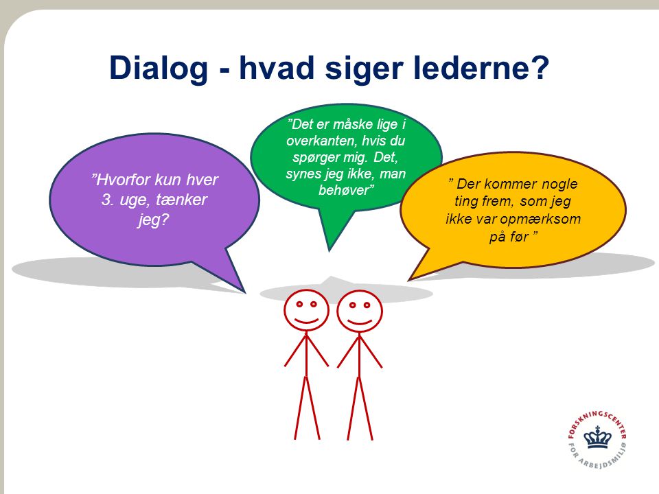 Dialog - hvad siger lederne
