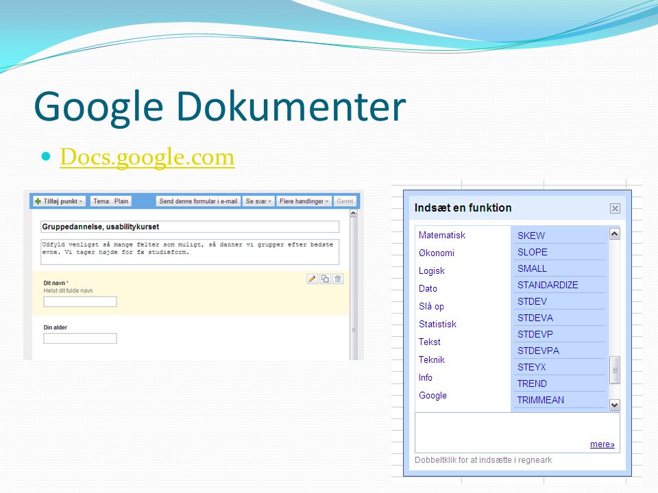 Google Dokumenter Docs.google.com
