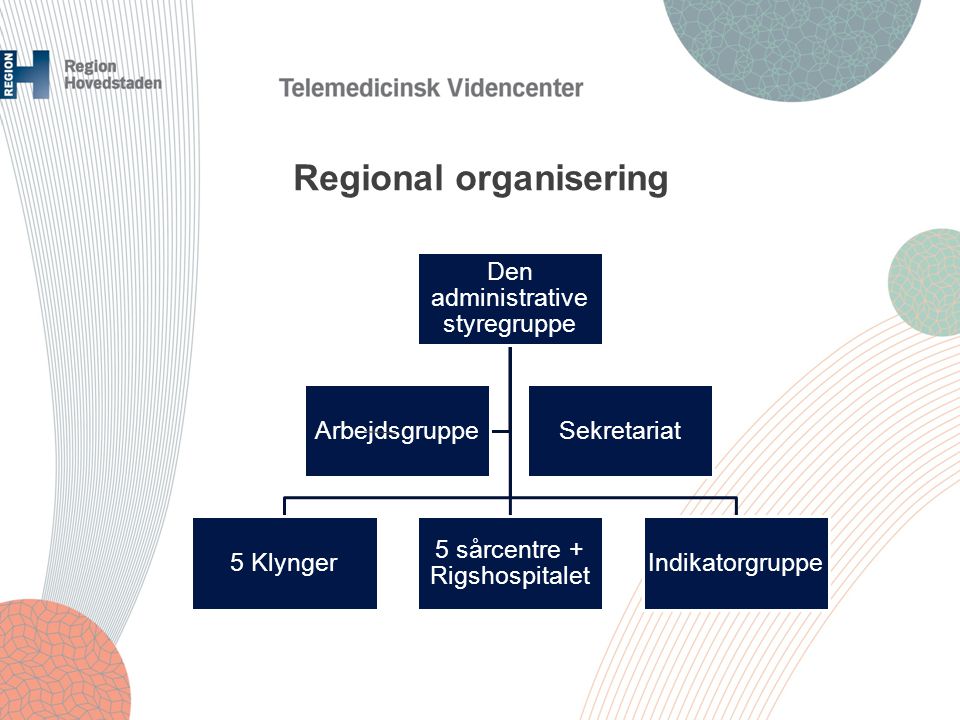 Regional organisering