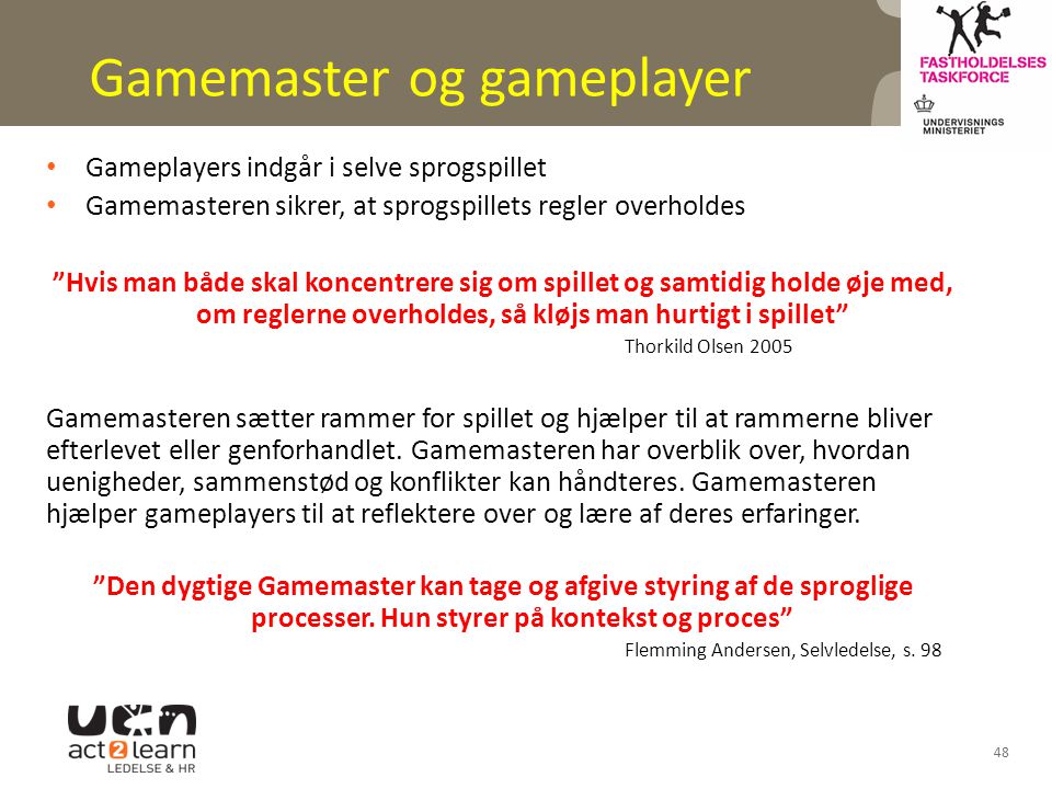Gamemaster og gameplayer