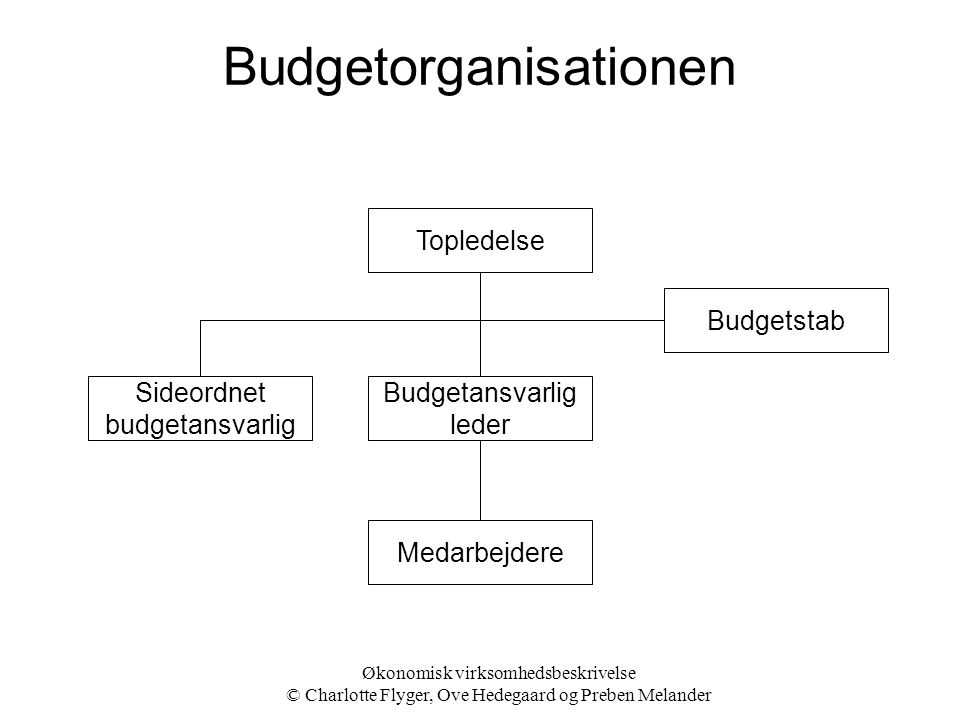 Budgetorganisationen