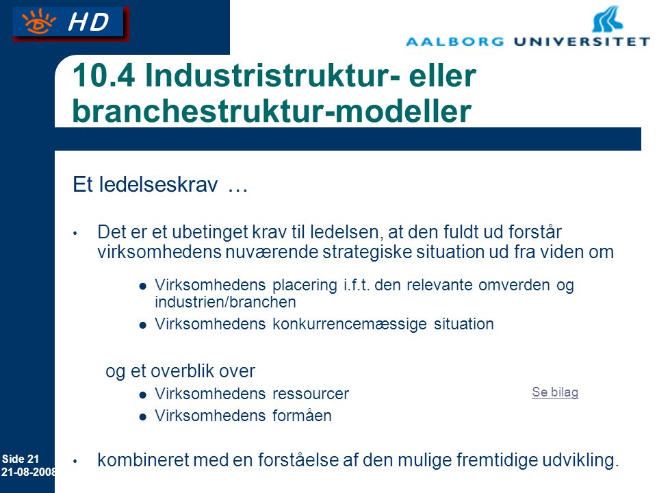 10.4 Industristruktur- eller branchestruktur-modeller