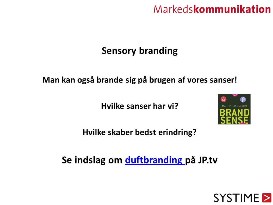 sensory branding ppt