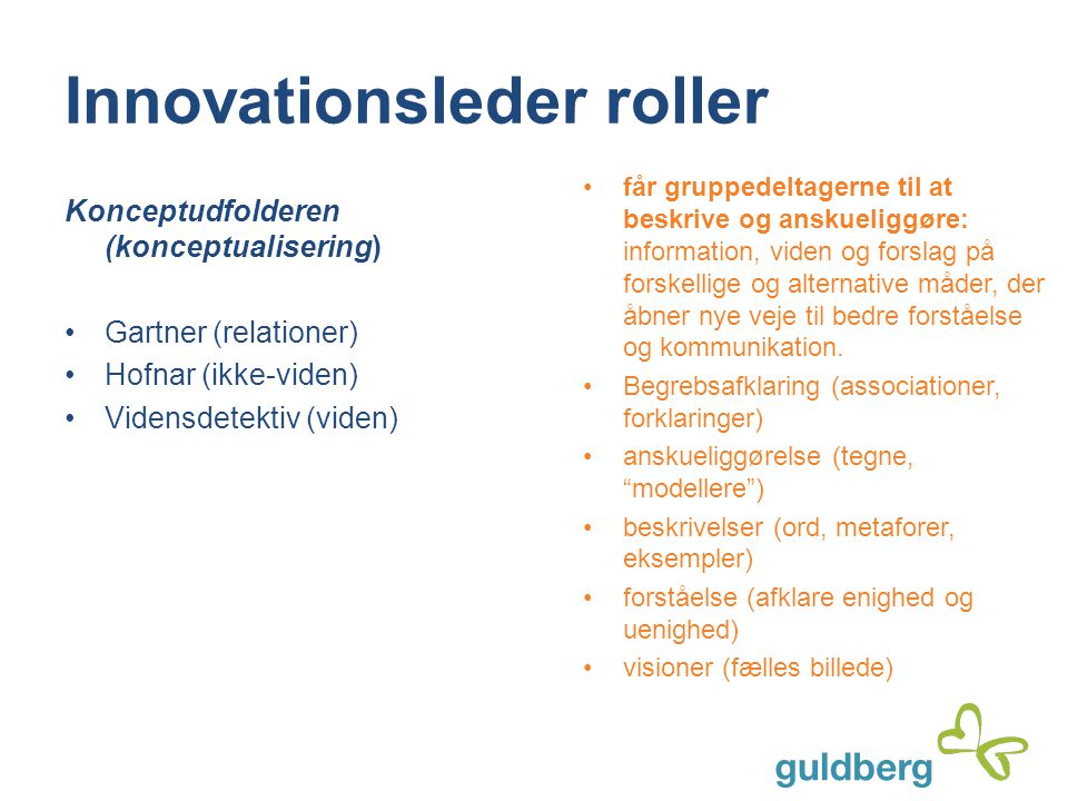 Innovationsleder roller