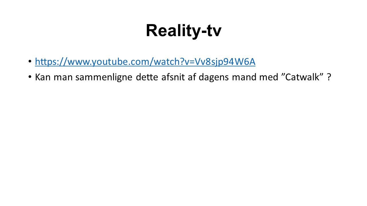 Reality-tv   v=Vv8sjp94W6A