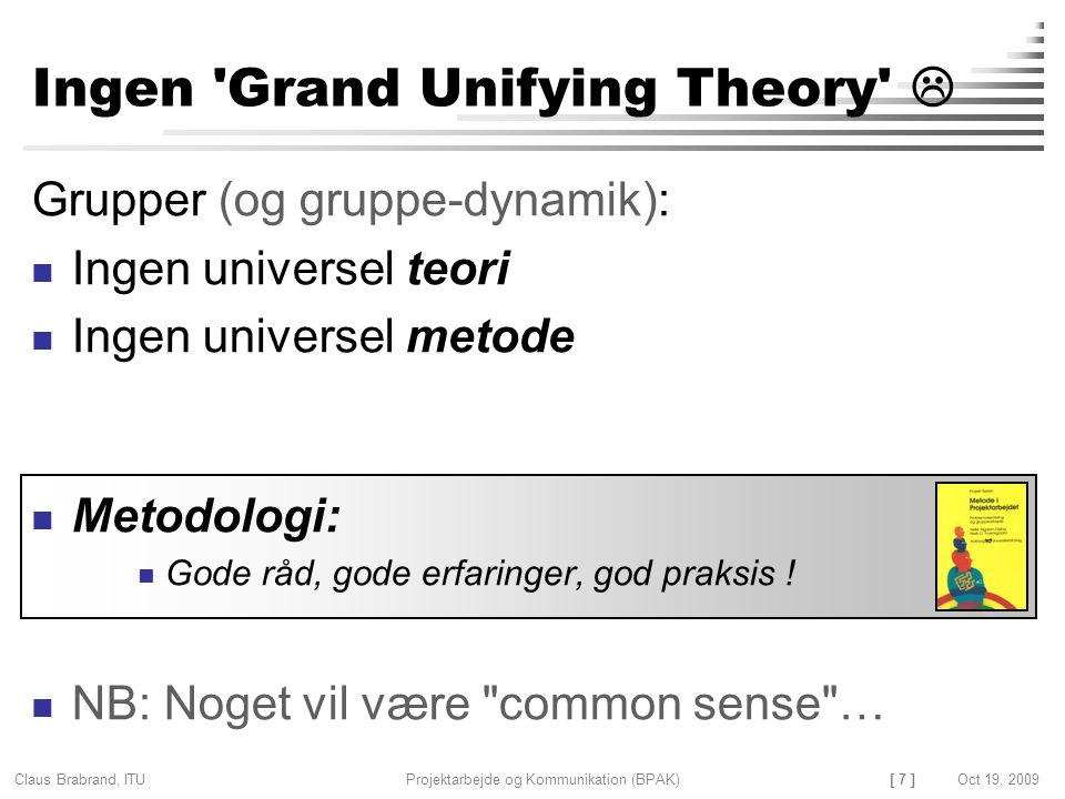 Ingen Grand Unifying Theory 
