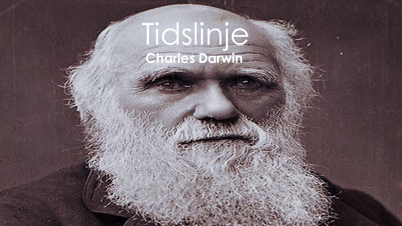 Tidslinje Charles Darwin